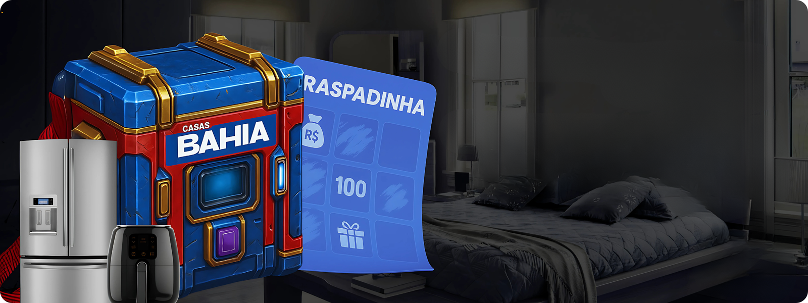 Raspadinha Casas Bahia